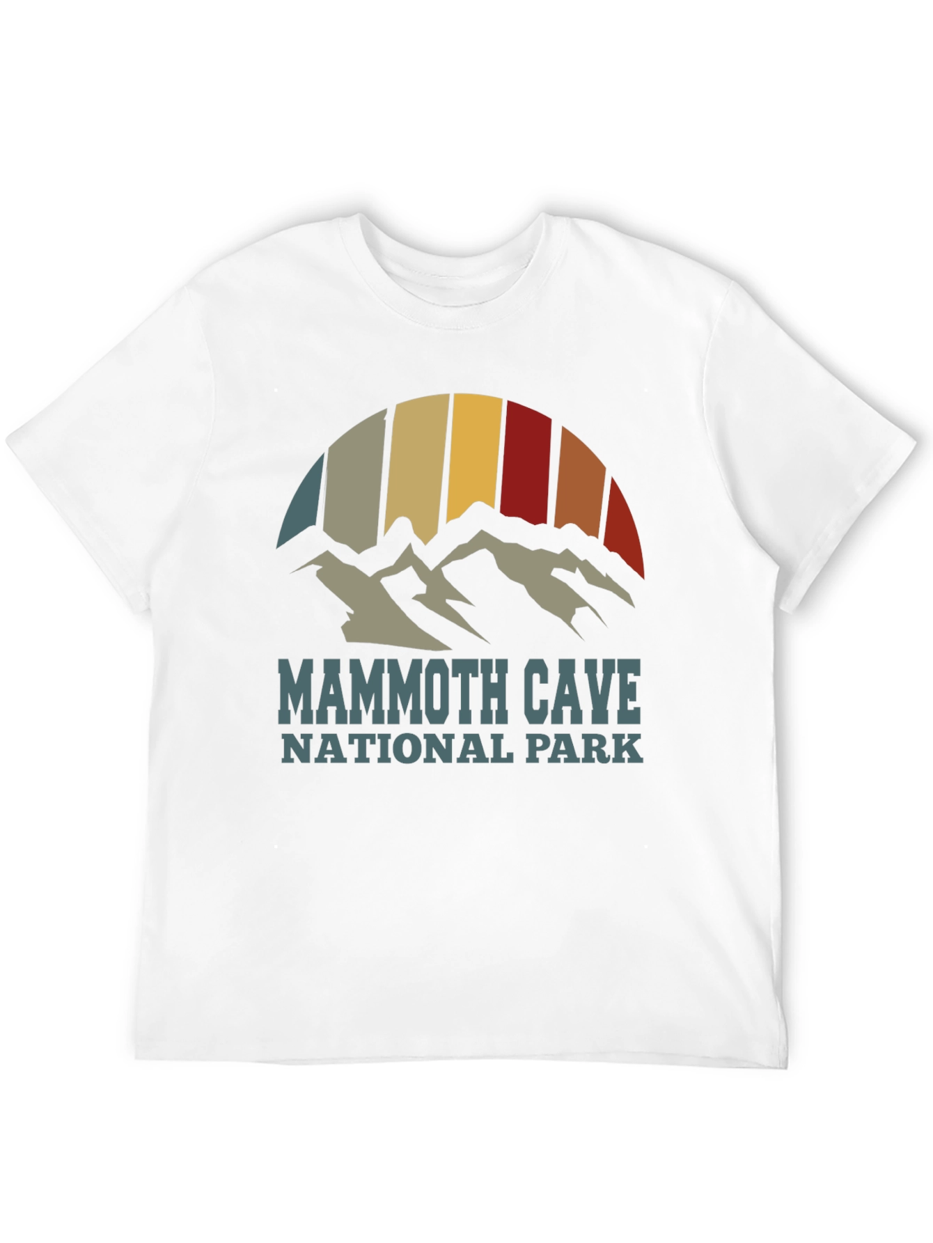Black Mammoth Cave National Park Retro T-Shirt view 12