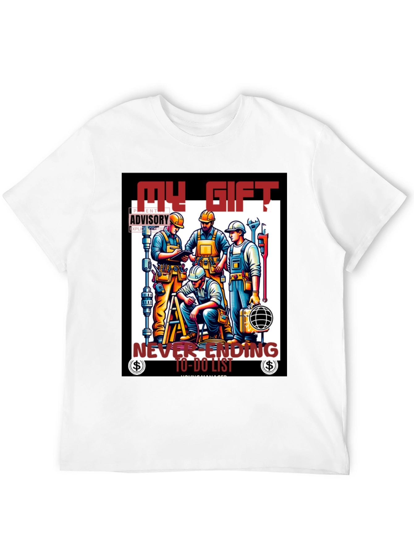 Black My Gift: Never Ending To-Do List Graphic Tee view 12