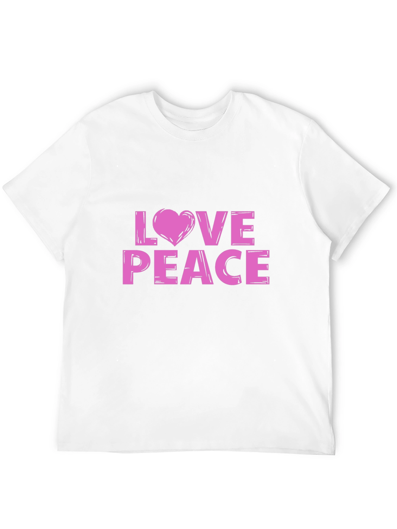 Black Love & Peace Black Graphic Tee view 12