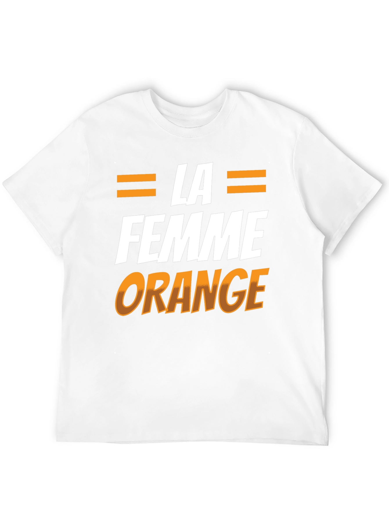 Black La Femme Orange Graphic Tee view 12