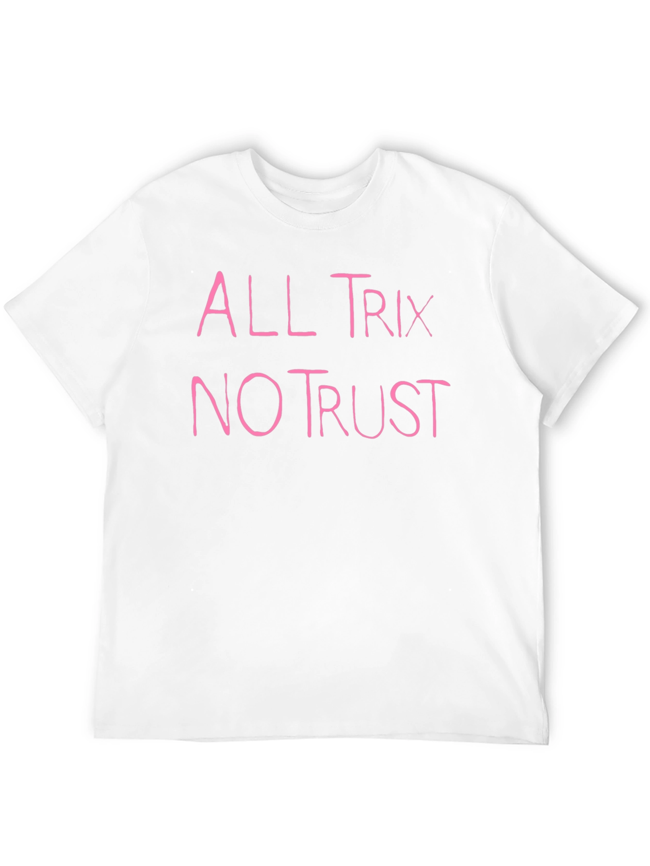 Black All Trix No Trust Black T-Shirt view 12