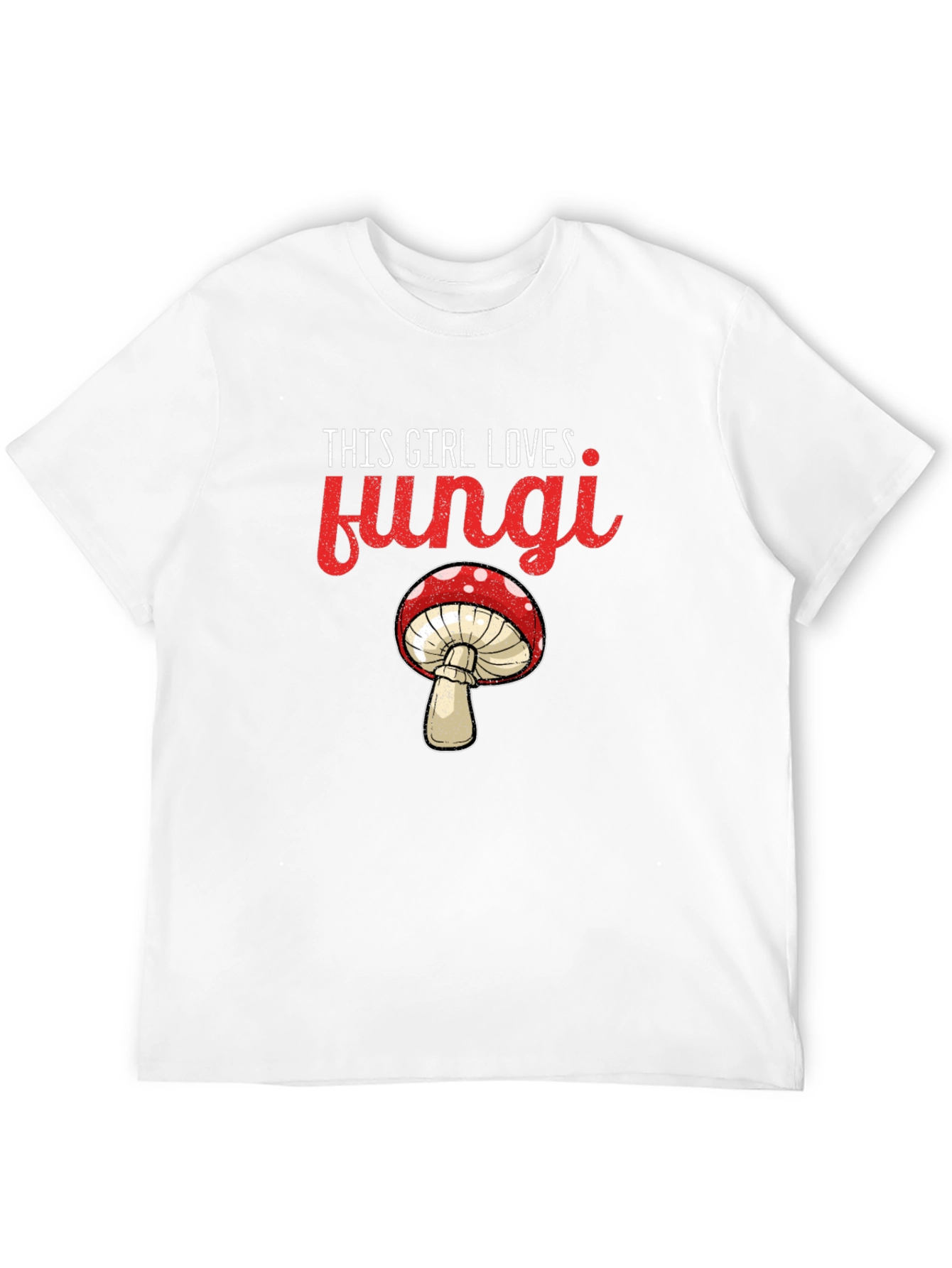Black This Girl Loves Fungi T-Shirt - Novelty Mushroom Tee view 12
