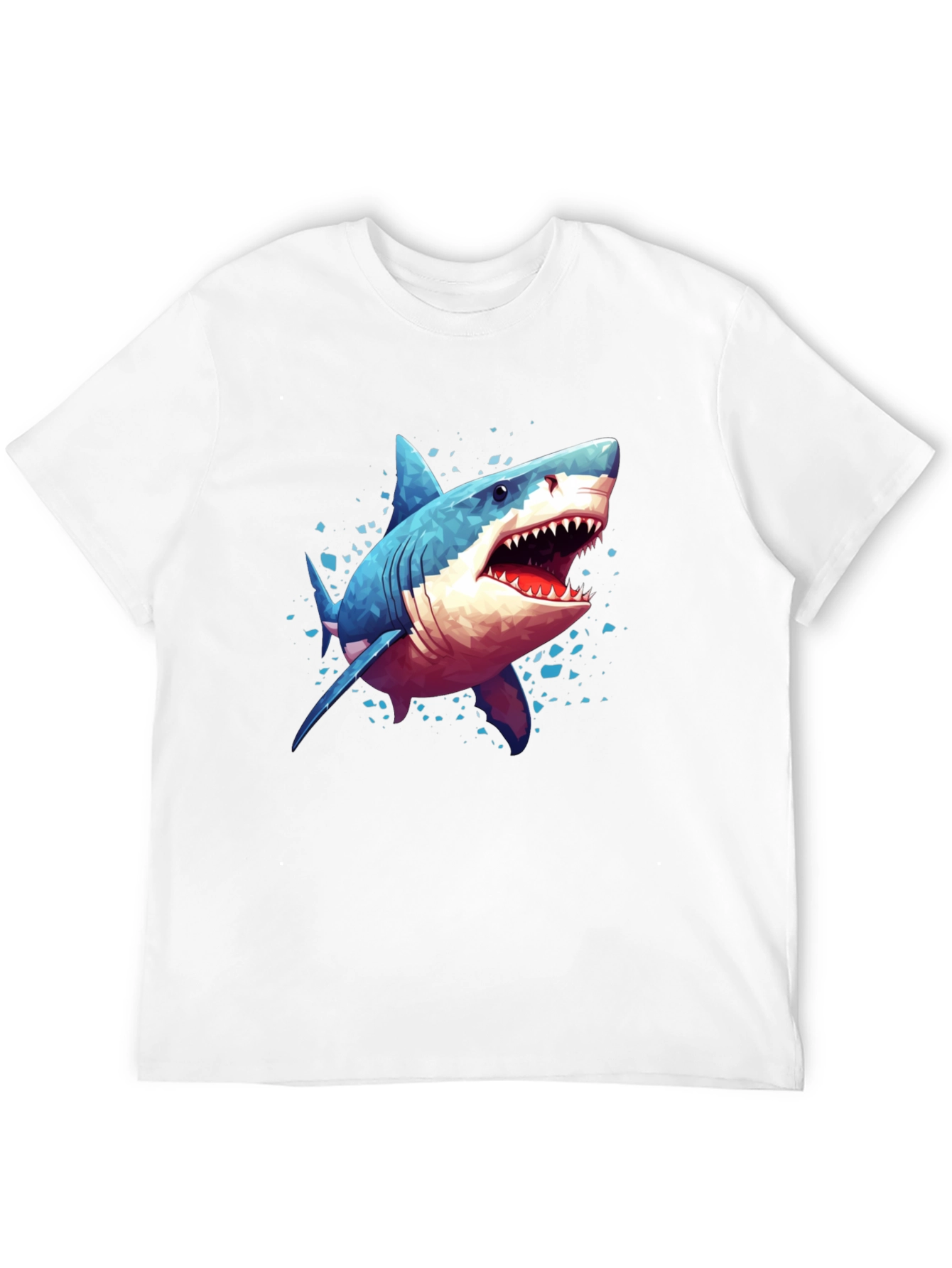 Black Shark Graphic Tee - Black Cotton view 12