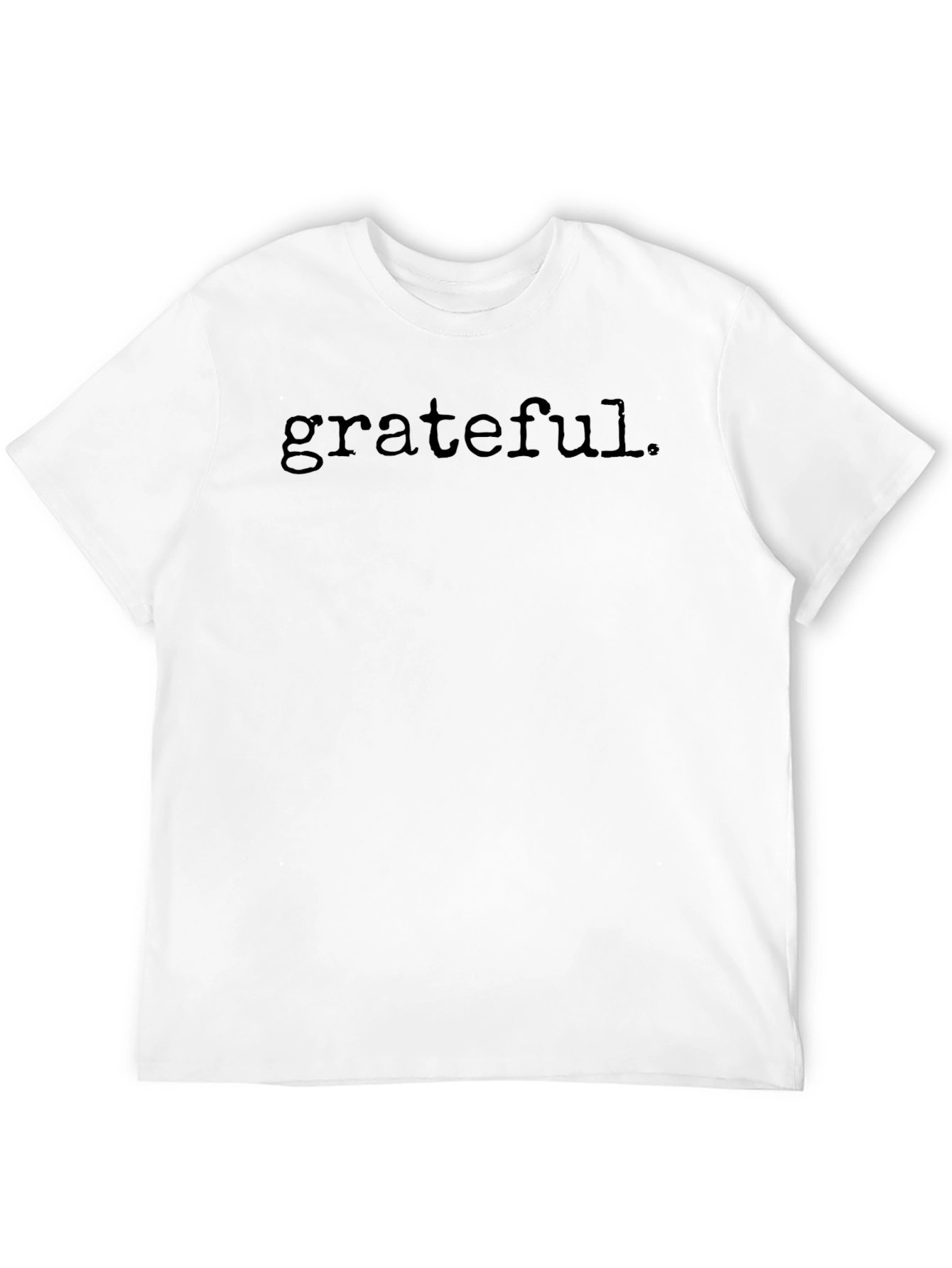 Black Grateful Black T-Shirt | Inspirational Tee view 12
