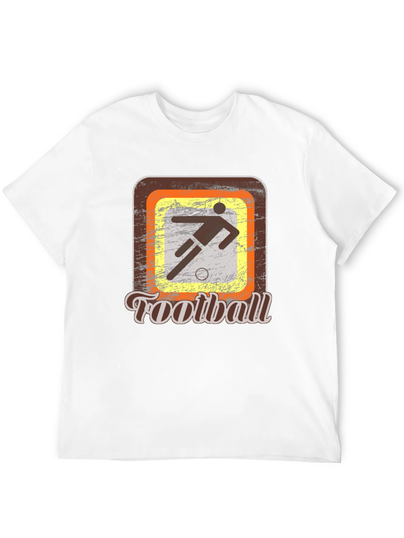 Black Retro Football Graphic Tee view 12