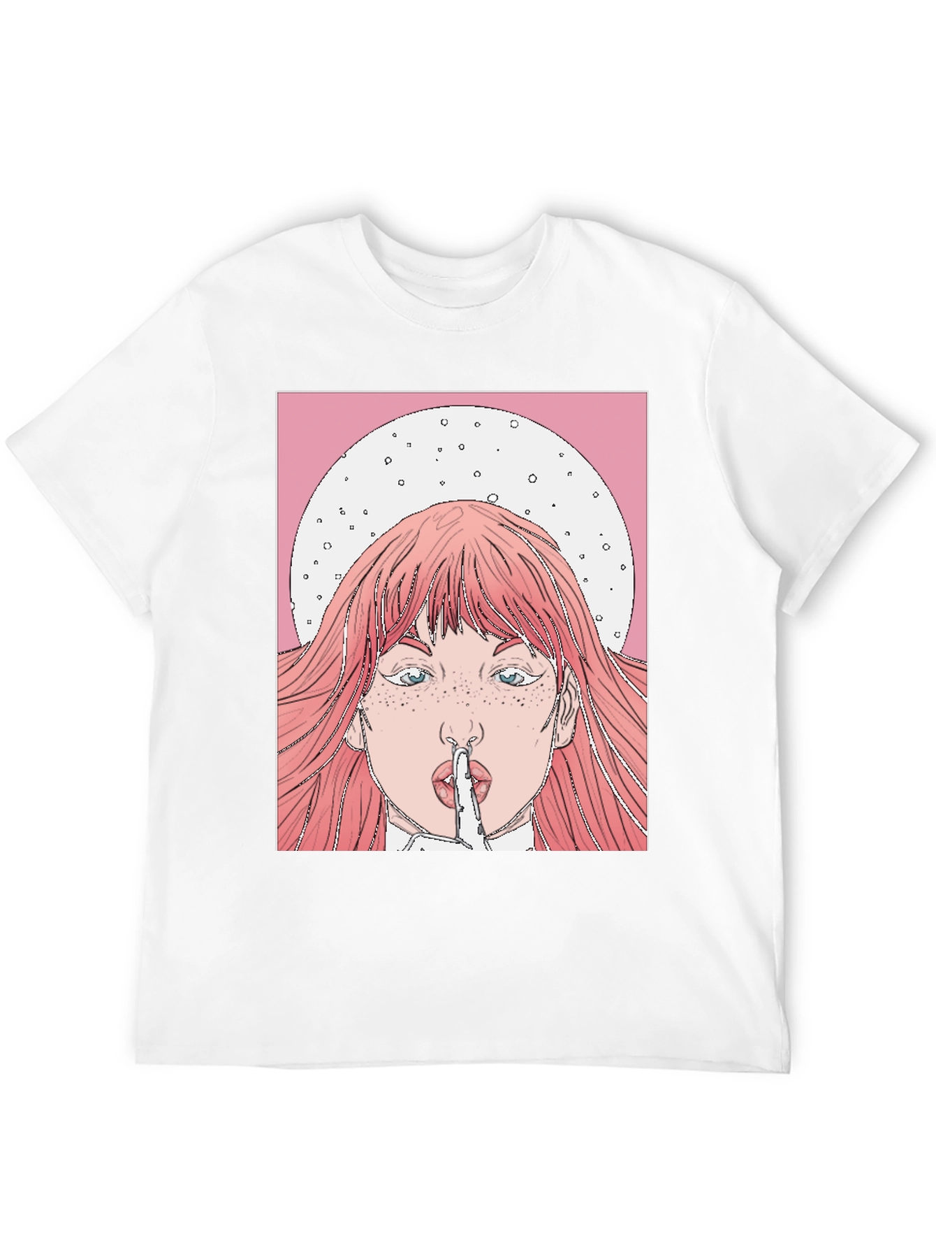 Black Shhh! Graphic Tee - Trendy Statement Shirt view 12