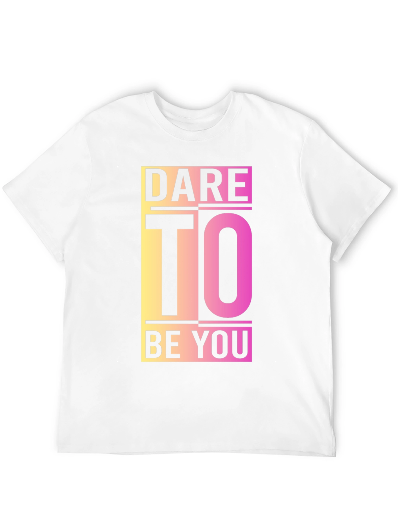 Black Dare To Be You Graphic Tee - Black Cotton Blend view 12