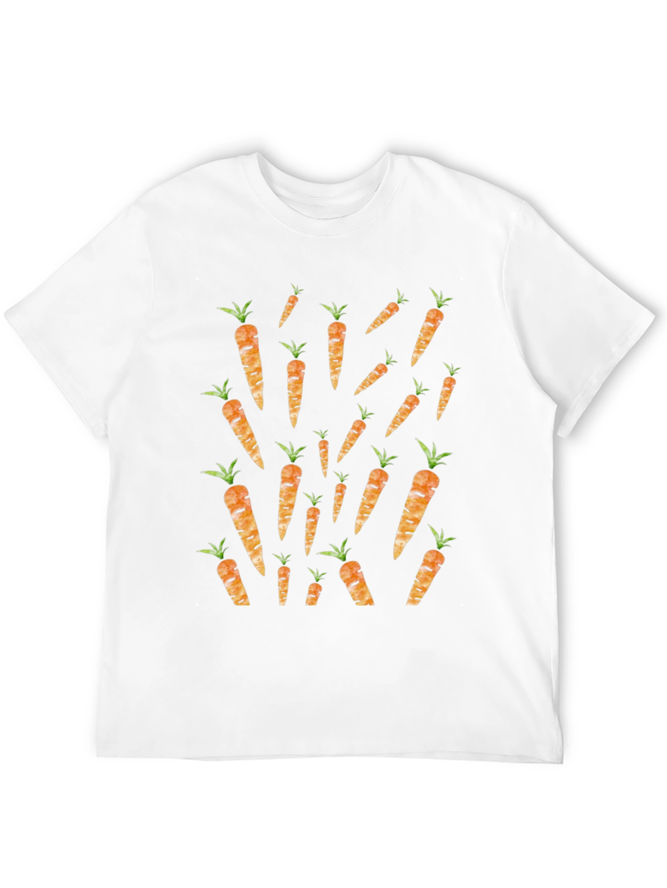 Black Carrot Pattern Graphic Tee view 12