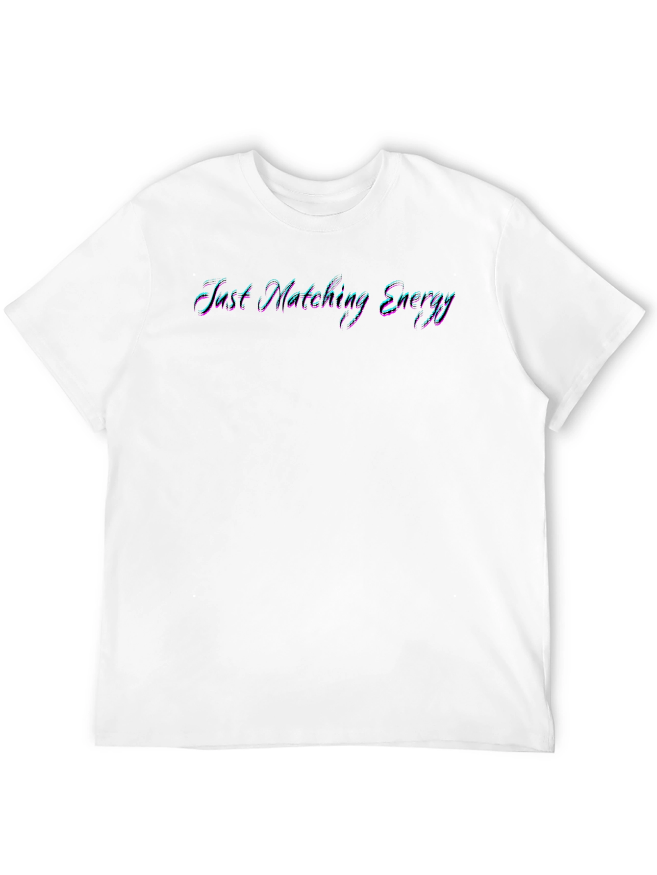 Black Just Matching Energy Graphic Tee - Black view 12