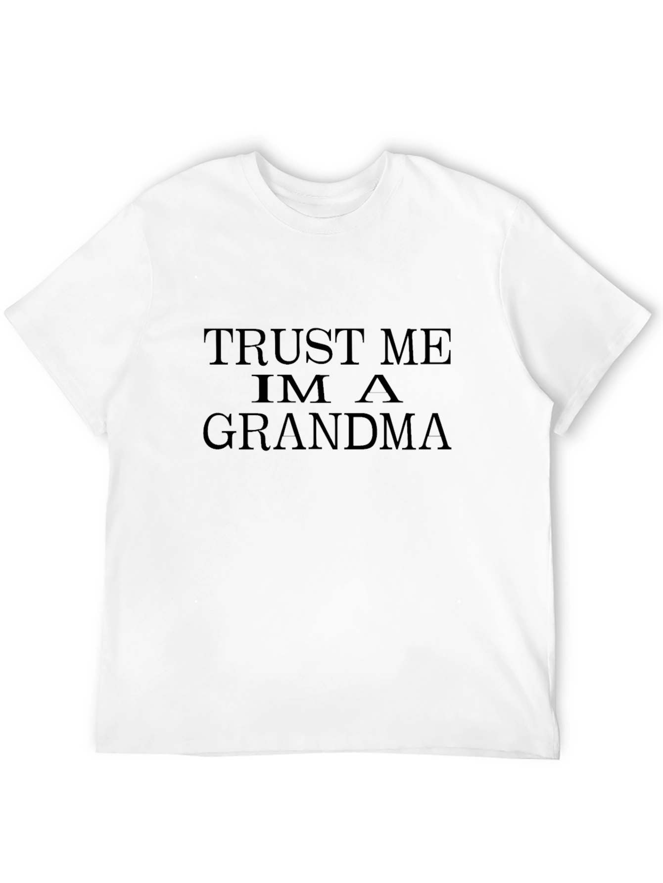Black Trust Me I'm A Grandma - Unisex T-Shirt view 12