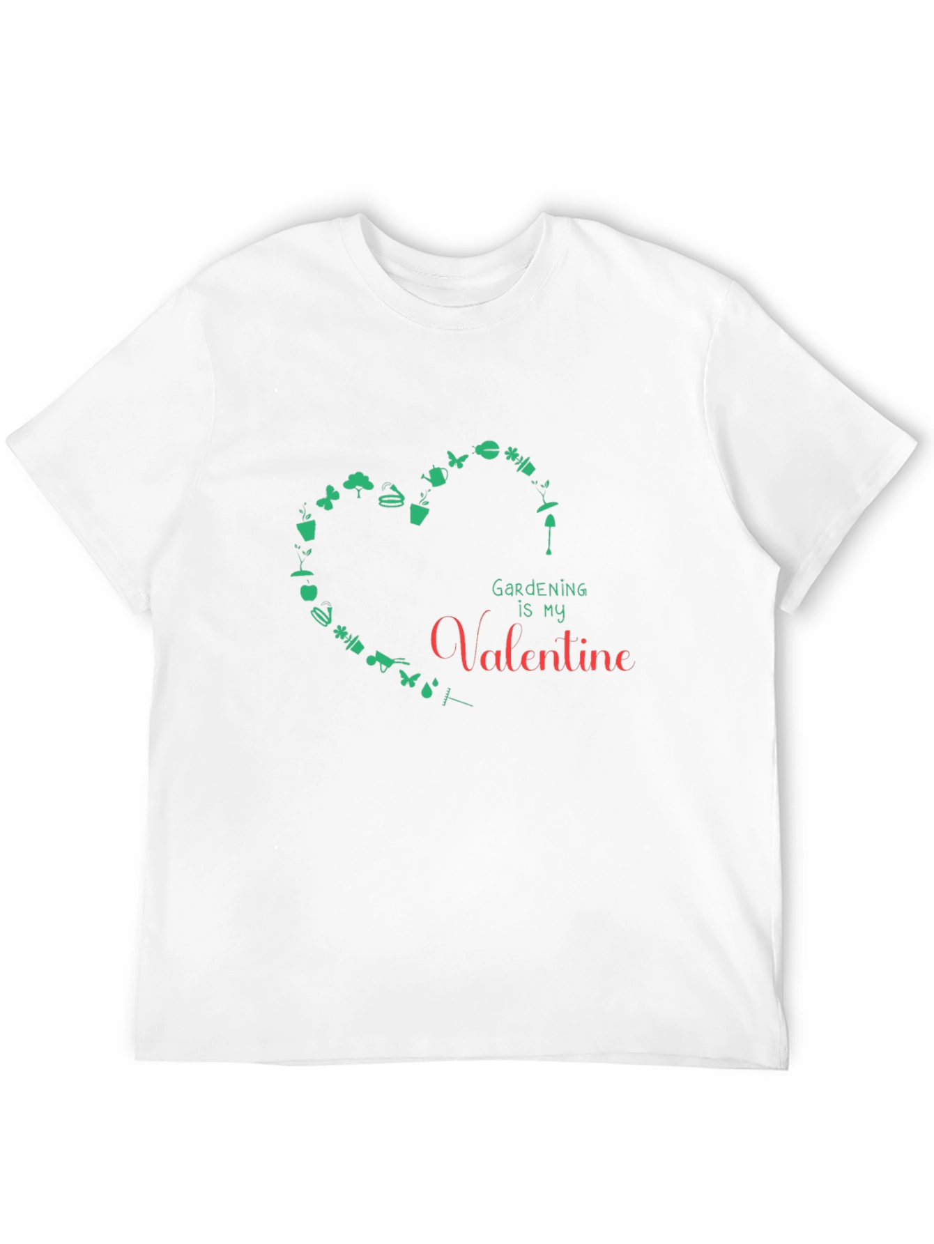 Black Gardening is My Valentine Graphic Tee view 12