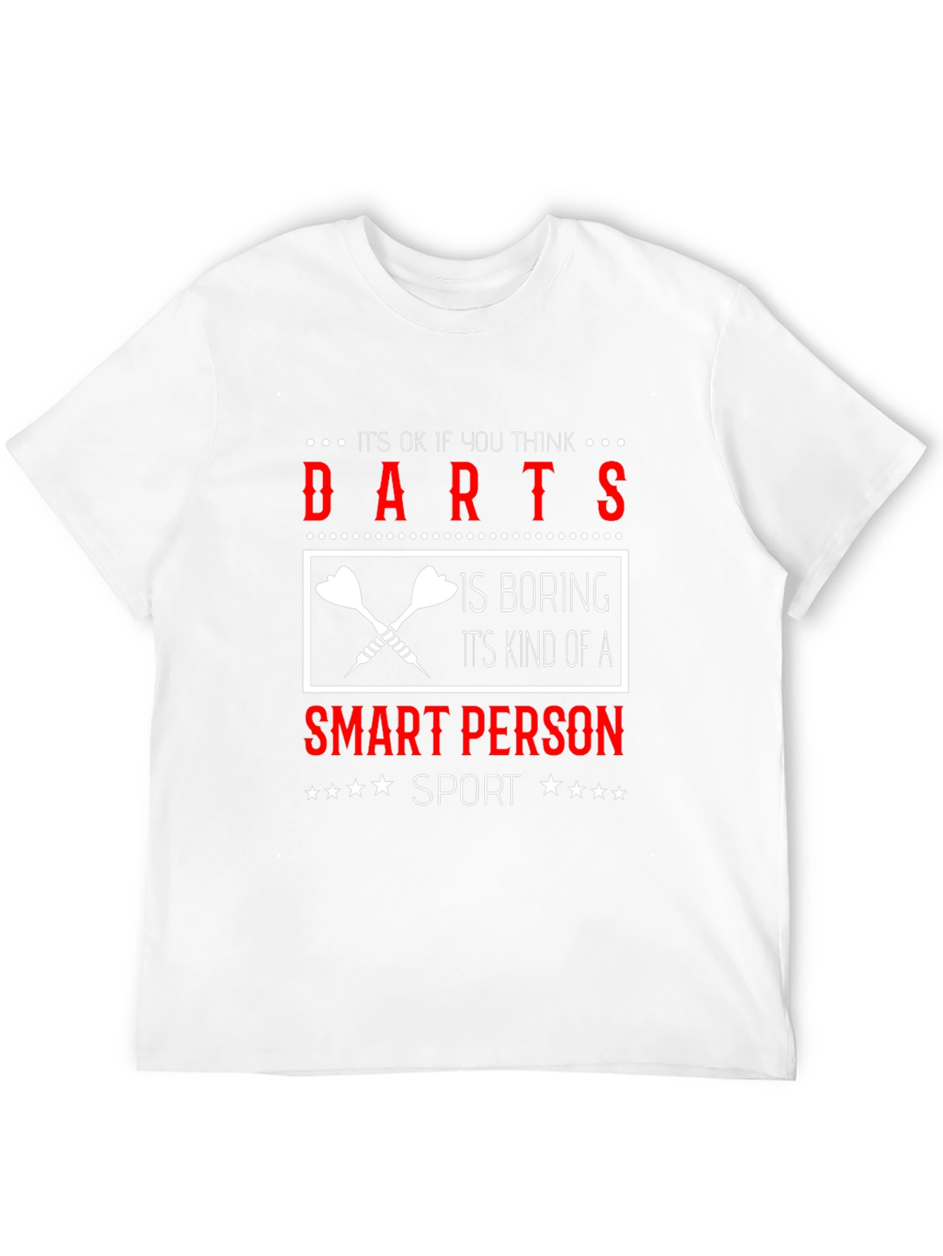 Black Darts Smart Person Sport Graphic T-Shirt view 12