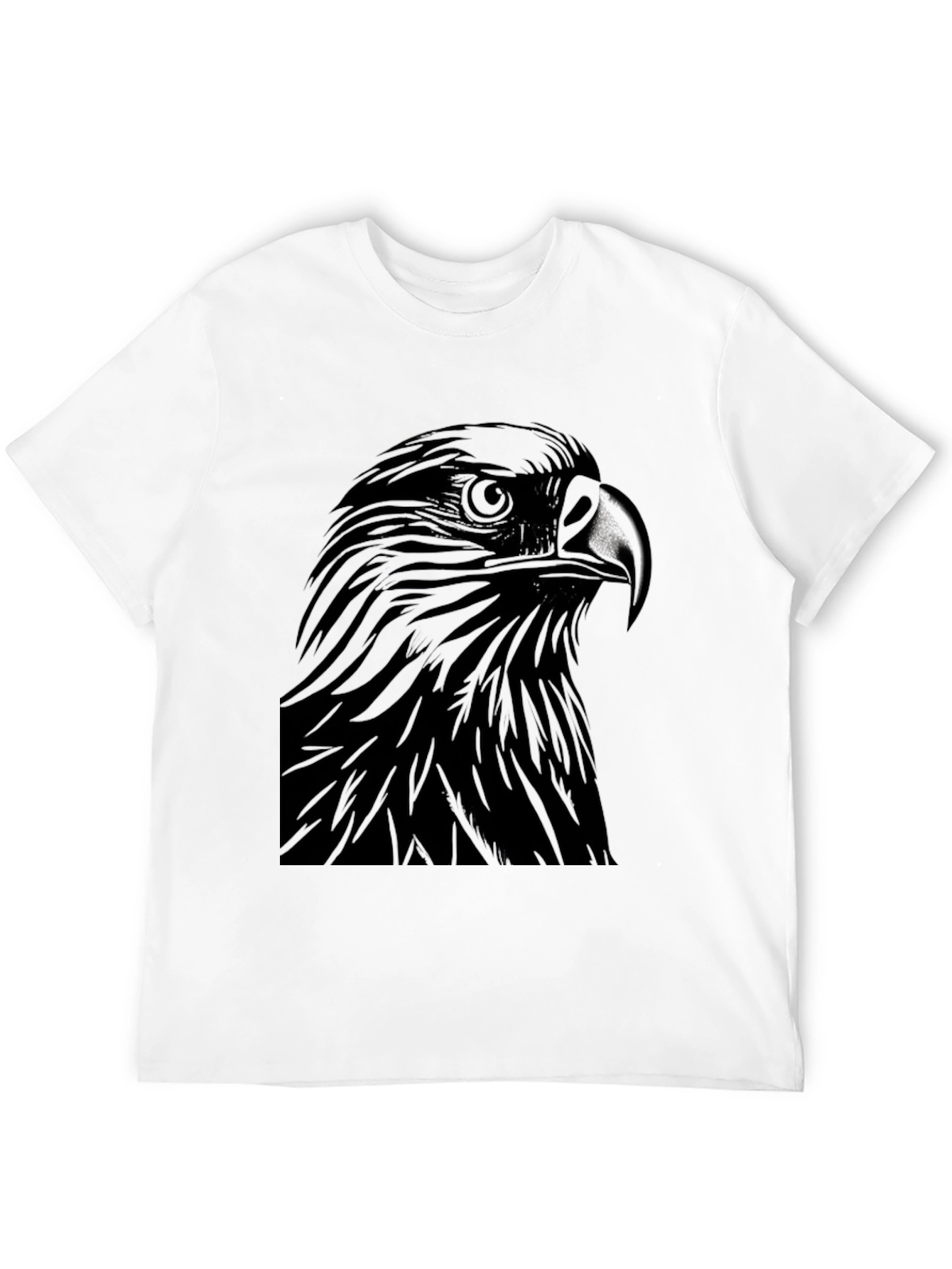 Black Black Eagle Graphic Tee - Bold Statement Shirt view 12