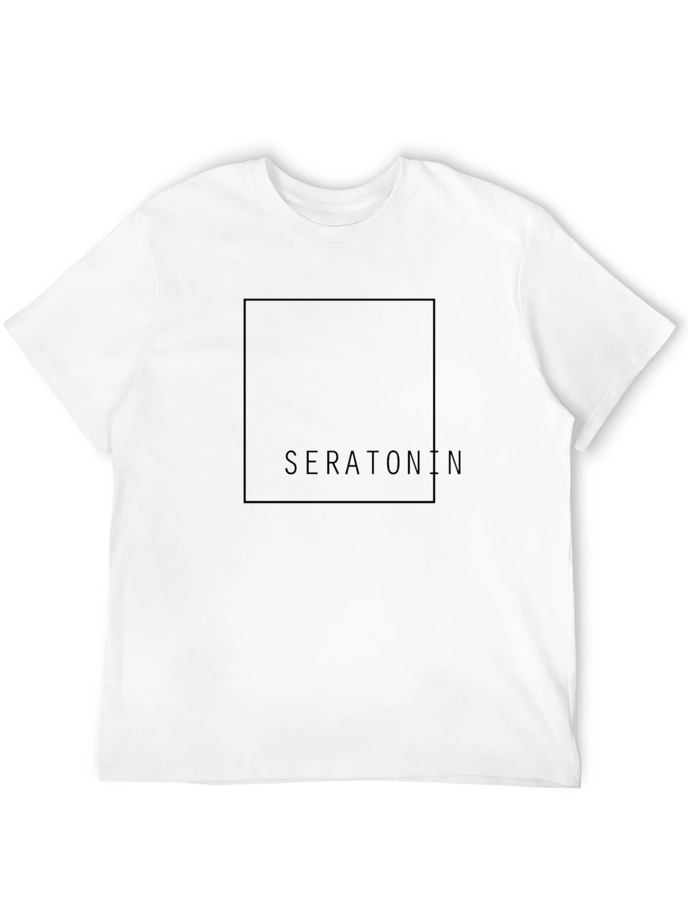 Black Serotonin Graphic Tee - Black Comfort Fit view 12