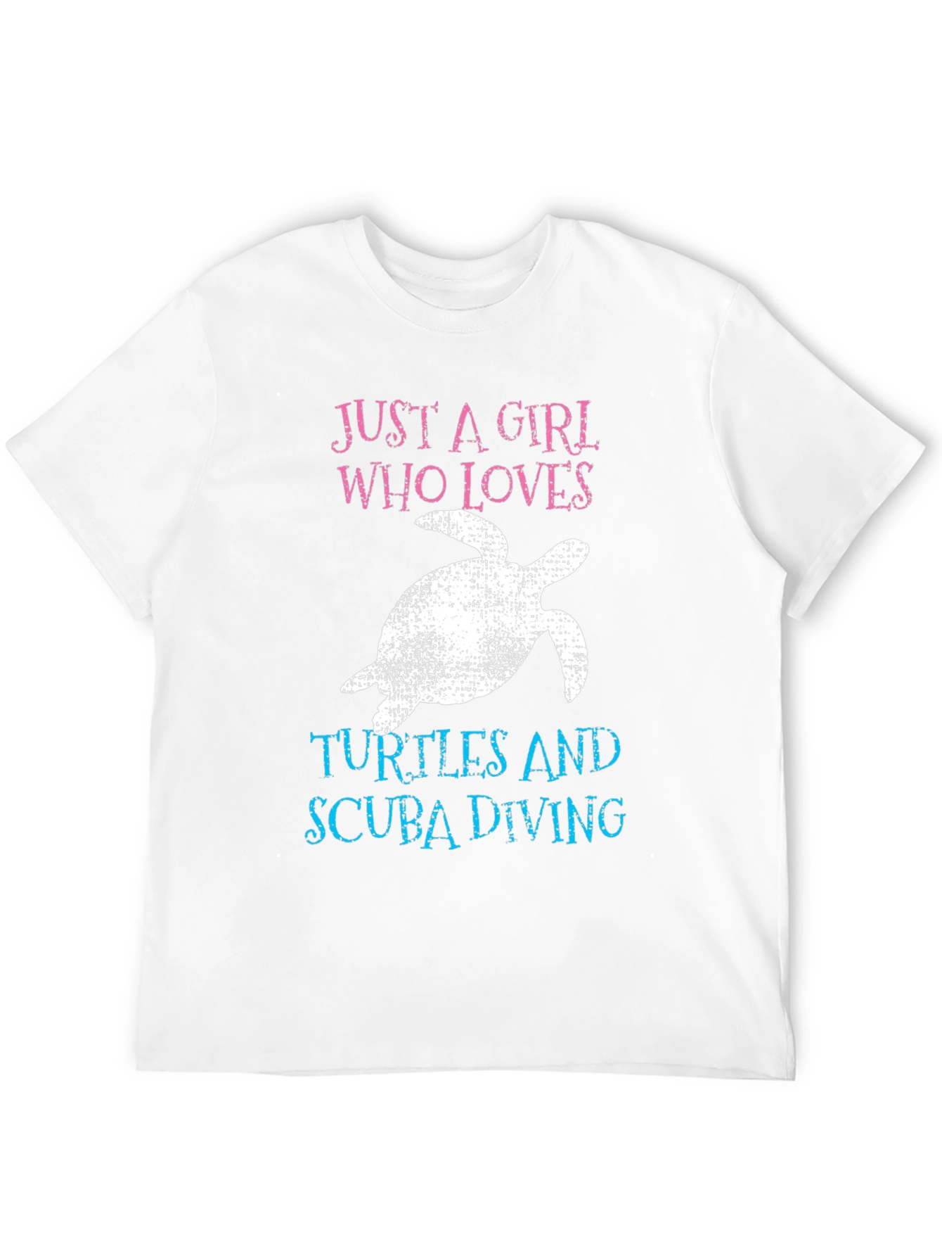Black Girl Who Loves Turtles & Scuba Diving T-Shirt view 12