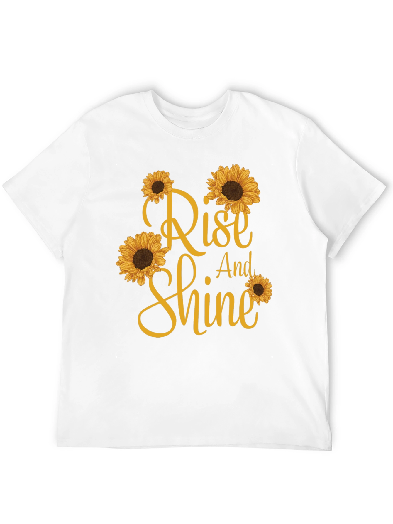 Black Rise and Shine Sunflower Graphic T-Shirt view 12