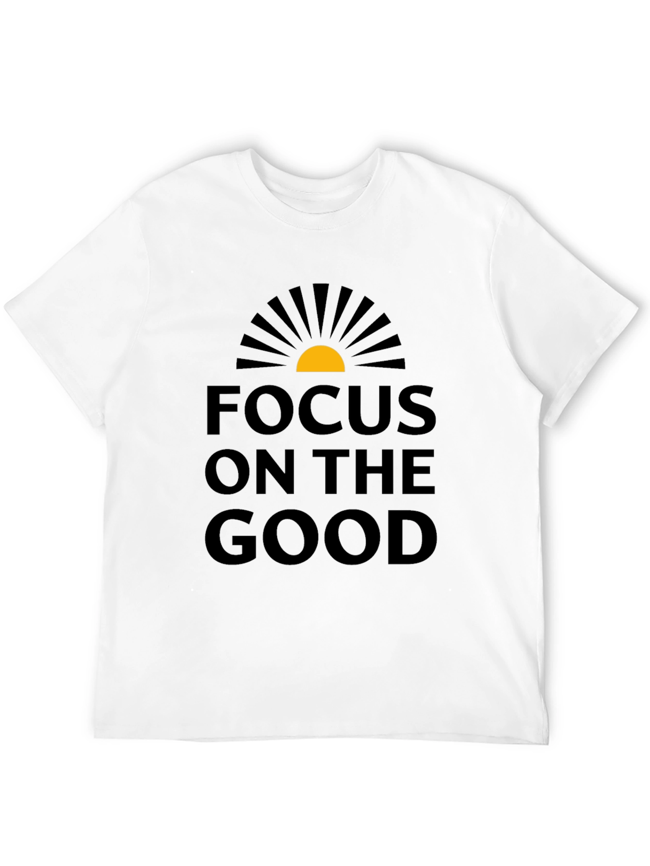 Black Focus on the Good Graphic T-Shirt - Black view 12