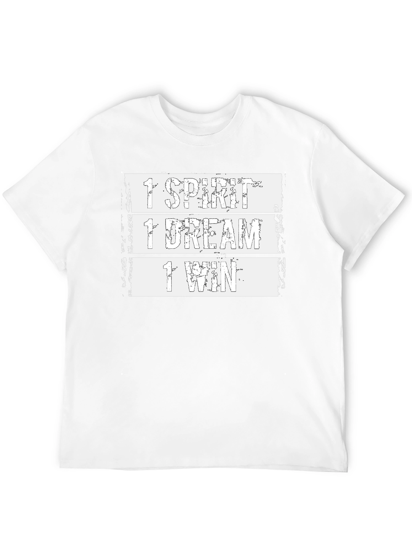 Black 1 Spirit 1 Dream 1 Win Graphic Tee view 12