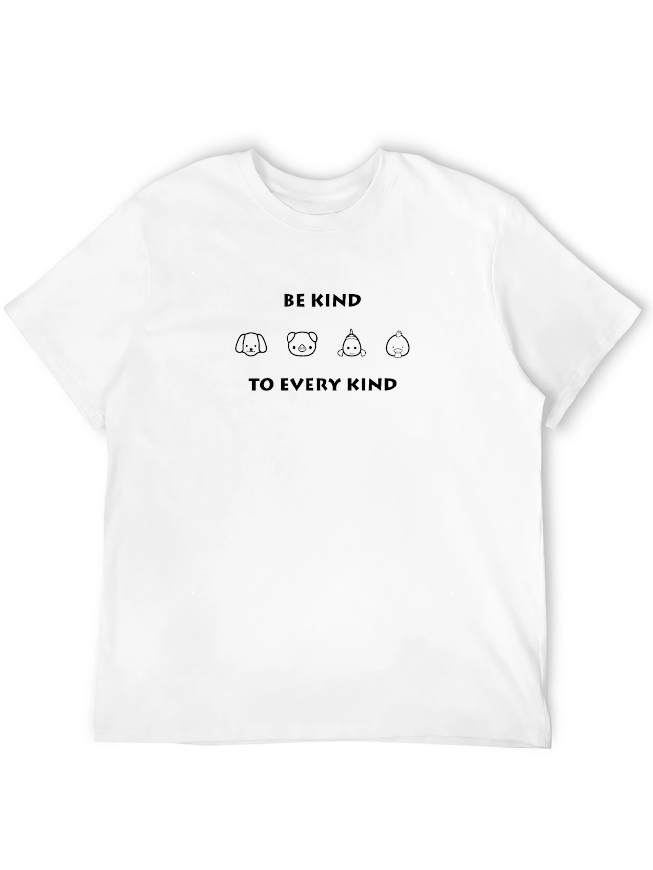 Black Be Kind T-Shirt - Animal Lover Tee view 12