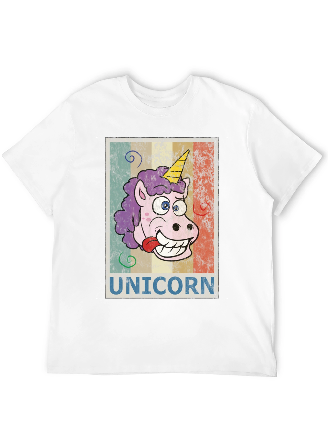 Black Funny Unicorn Graphic Tee - Unisex view 12