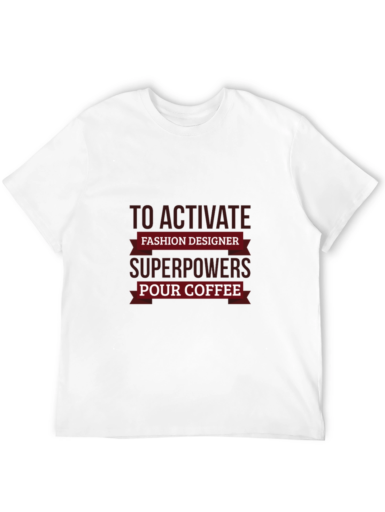 Black Fashion Designer Superpowers Coffee T-Shirt view 12