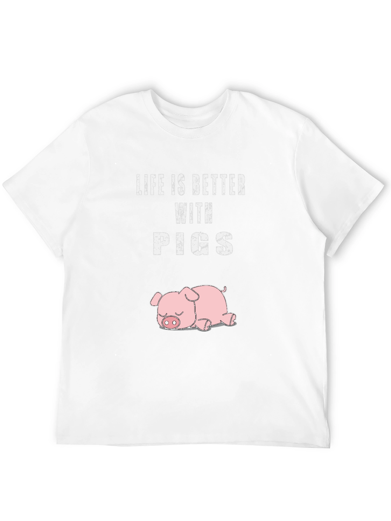 Black Life is Better with Pigs T-Shirt view 12