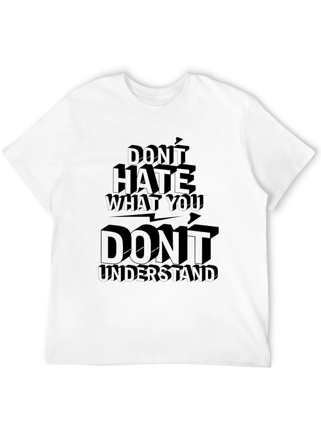 Black Don't Hate What You Don't Understand Graphic Tee view 12
