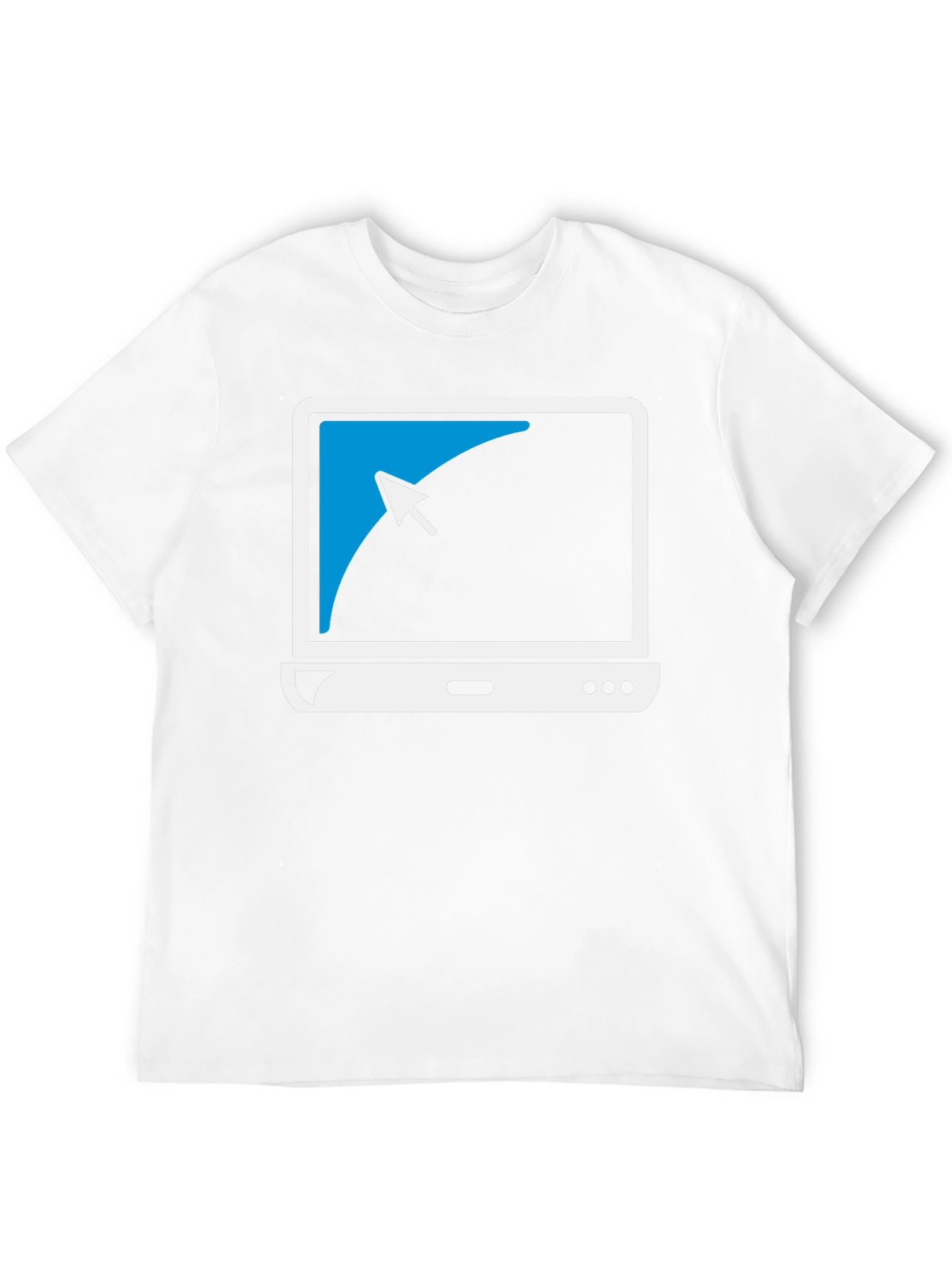 Black Geek Chic Laptop Tee: Cool Computer Graphic T-Shirt view 12