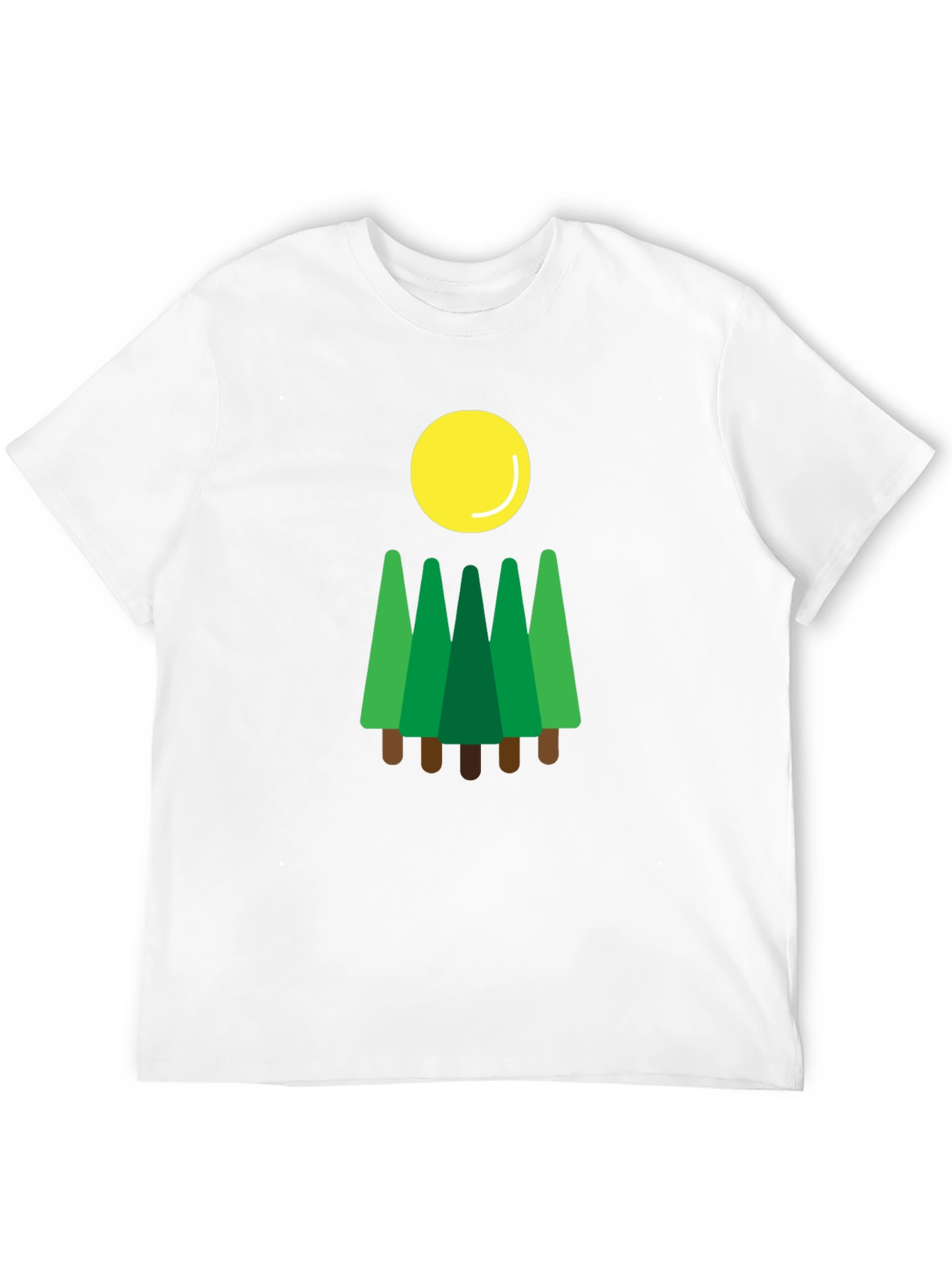 Black Forest Sun T-Shirt, Nature Graphic Tee view 12