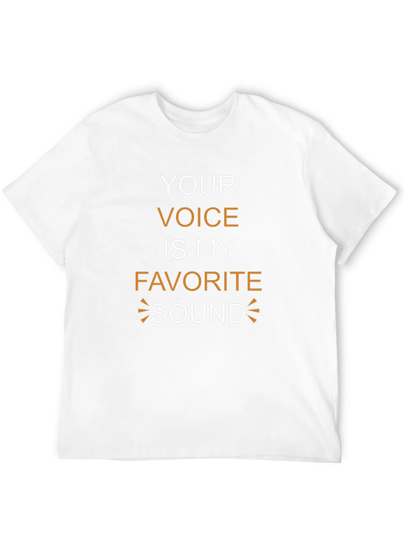 Black Your Voice Is My Favorite Sound Black T-Shirt view 12