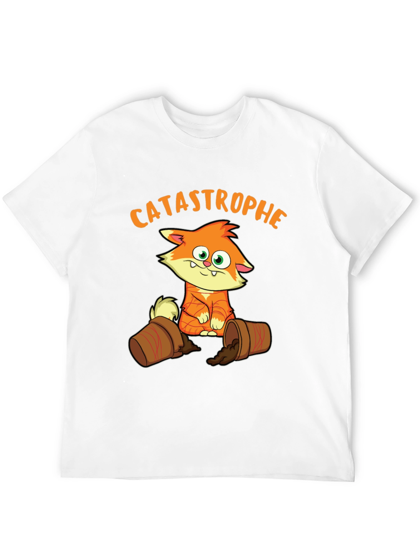 Black Catastrophe Cat T-Shirt - Mischief Maker Tee view 12