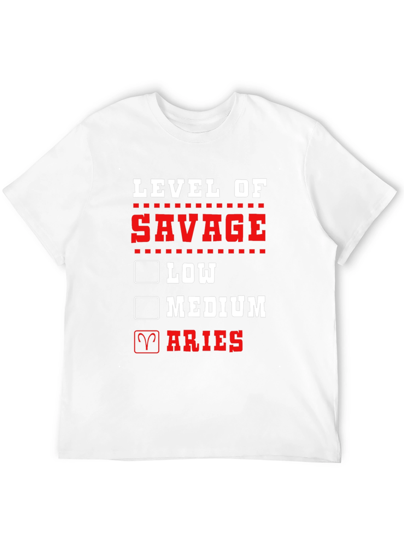 Black Level of Savage Aries T-Shirt view 12
