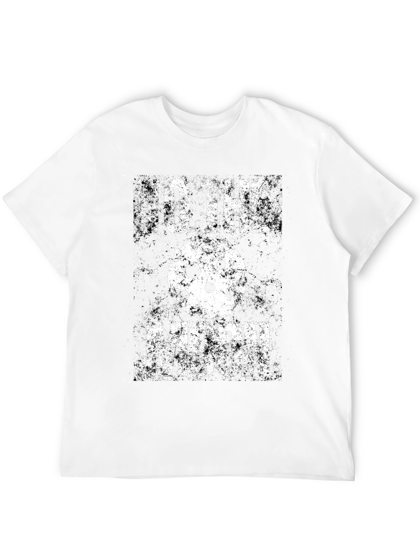 Black To The Moon Graphic Tee - Crypto Enthusiast Apparel view 12