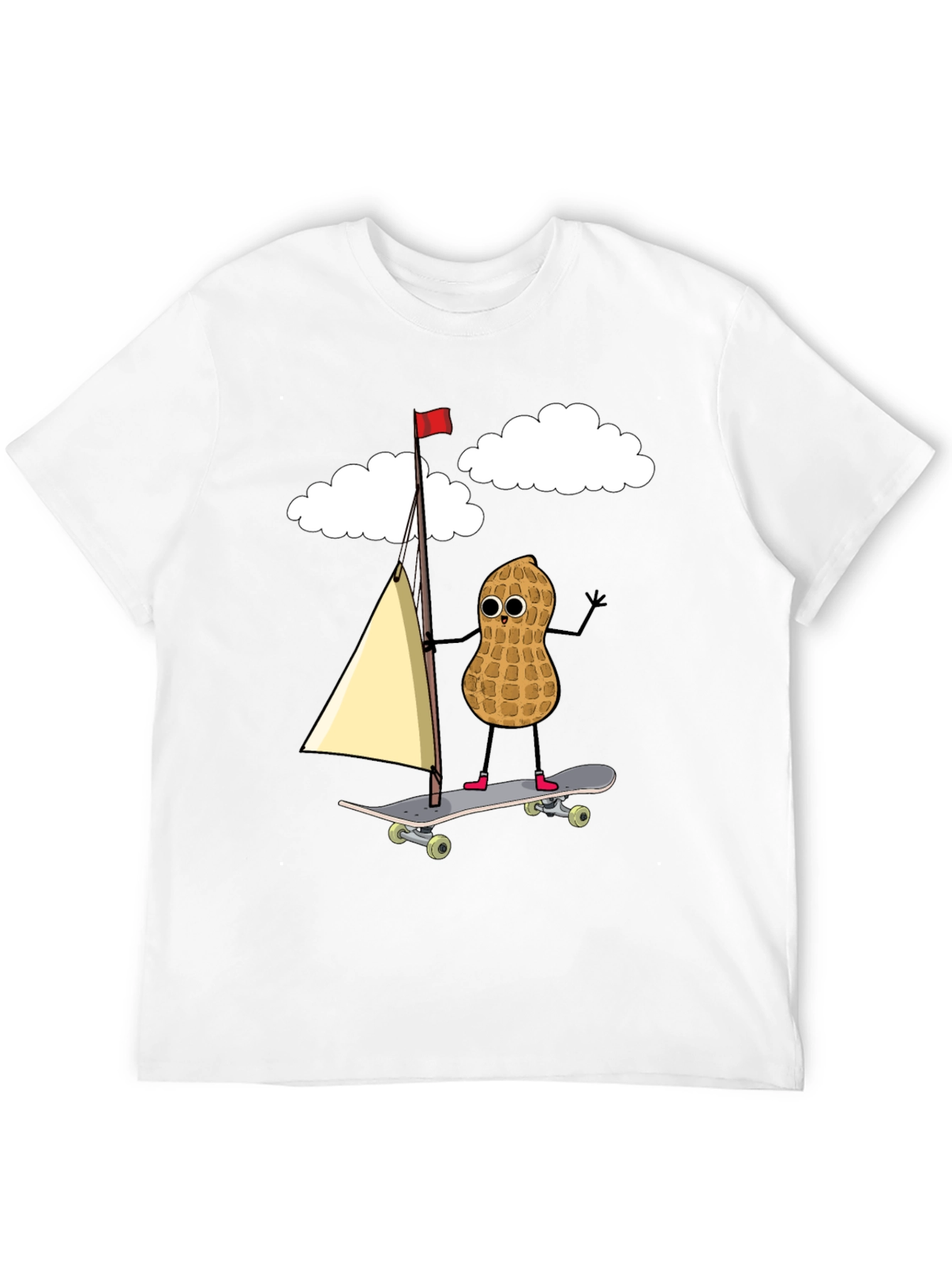 Black Peanut Skateboarder Graphic Tee view 12