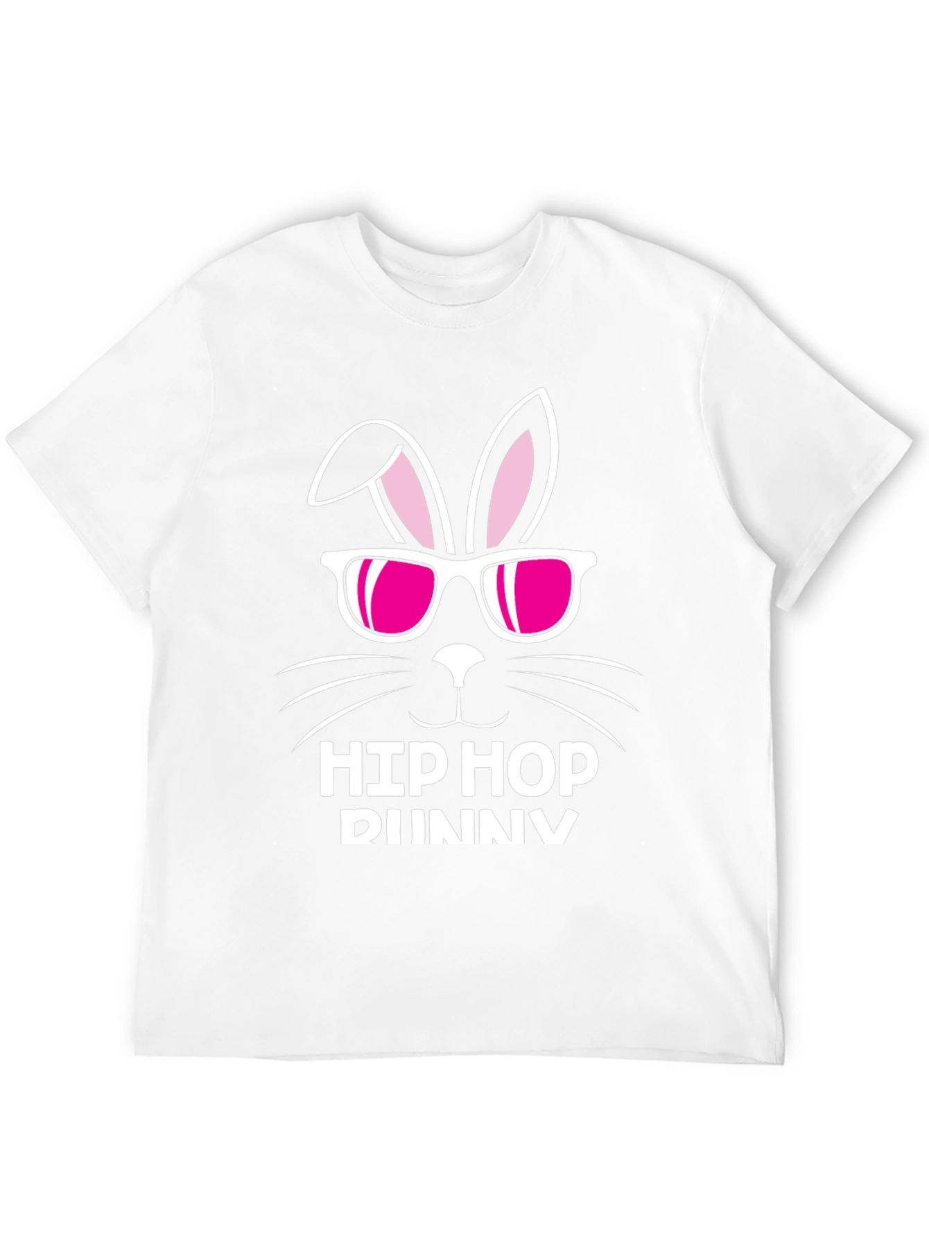 Black Hip Hop Bunny T-Shirt: Cool Easter Style view 12