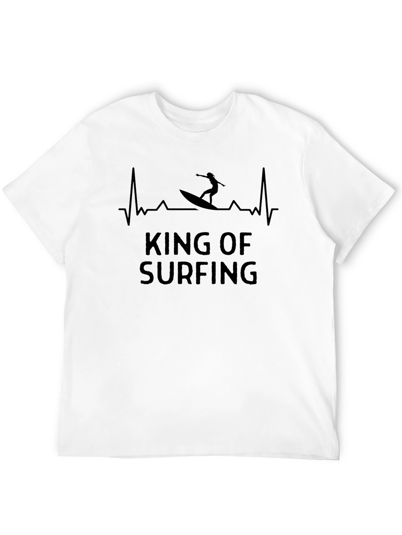 Black King of Surfing Black T-Shirt view 12