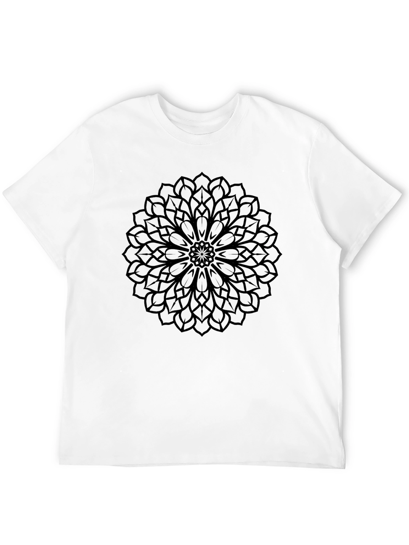 Black Black Mandala Graphic Tee - Men's Short Sleeve view 12