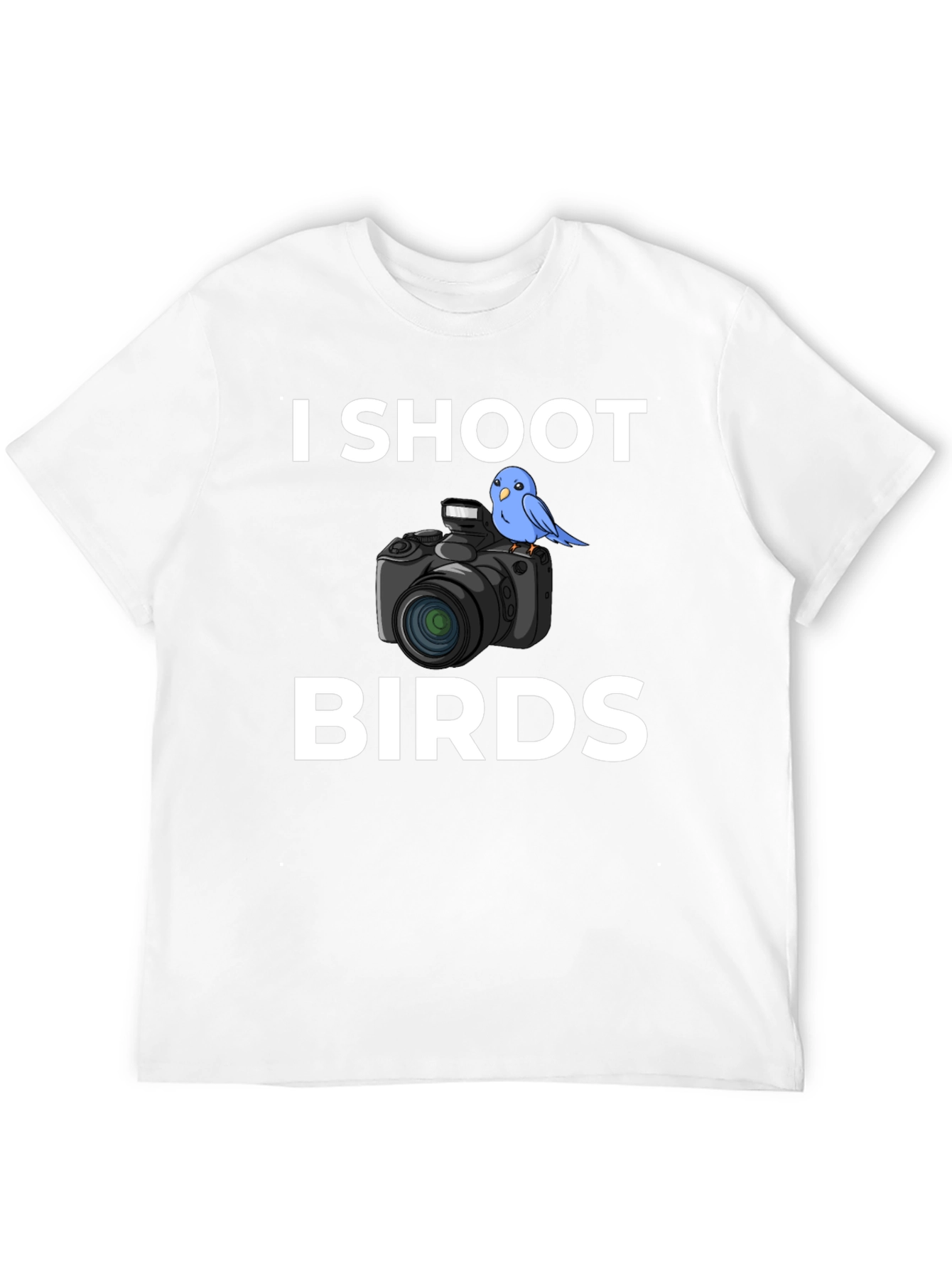 Black I Shoot Birds Graphic T-Shirt view 12