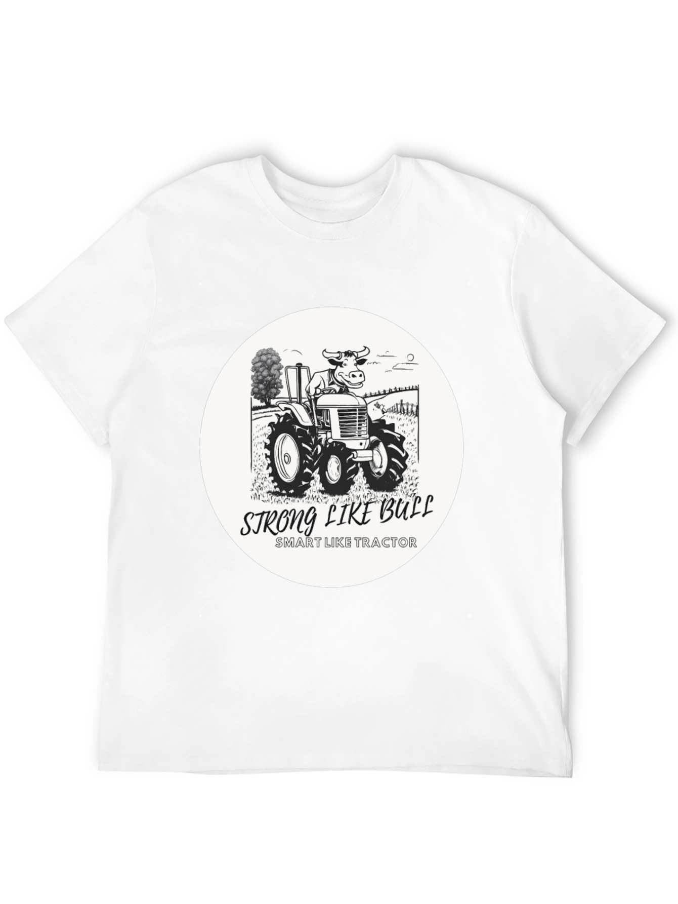 Black Strong Like Bull T-Shirt view 12