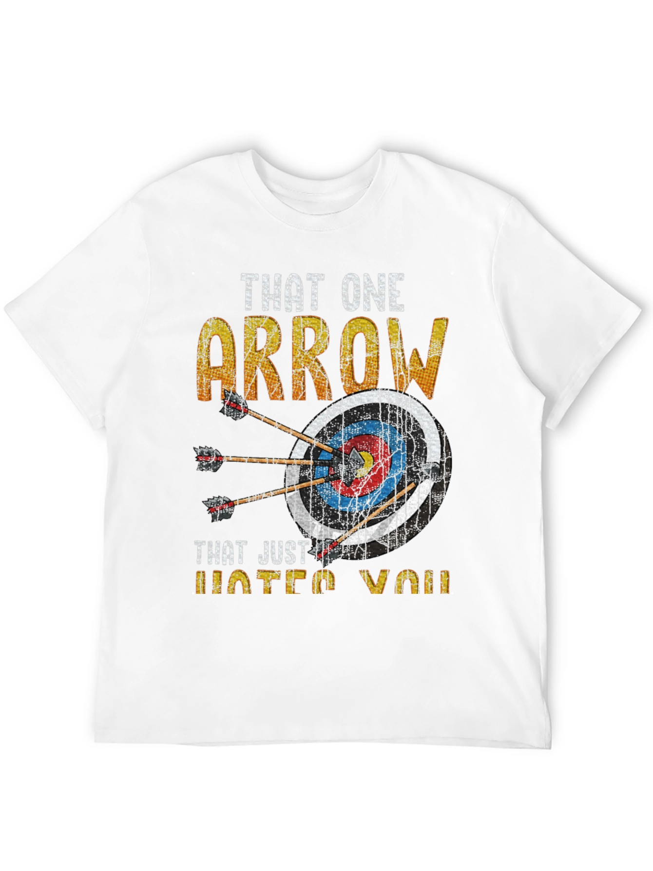 Black Archery Arrow T-Shirt - Humor Target Tee view 12
