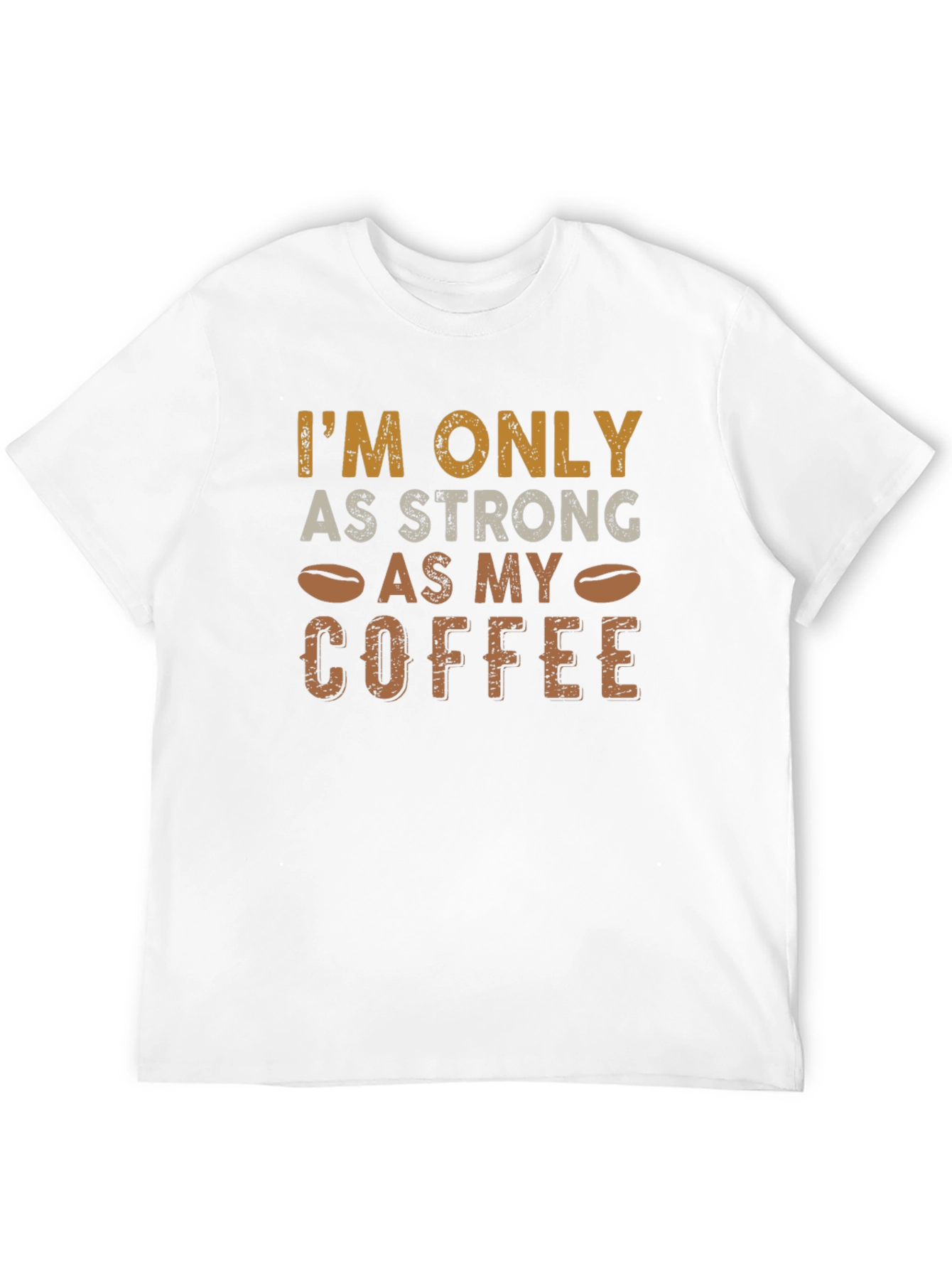 Black Strong as My Coffee T-Shirt view 12