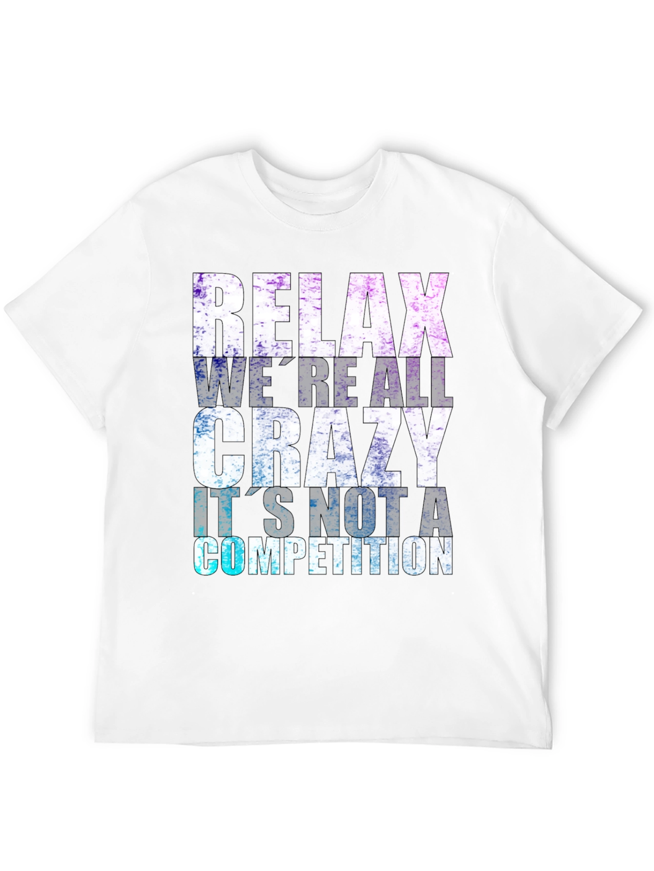 Black Relax, We're All Crazy Graphic T-Shirt view 12