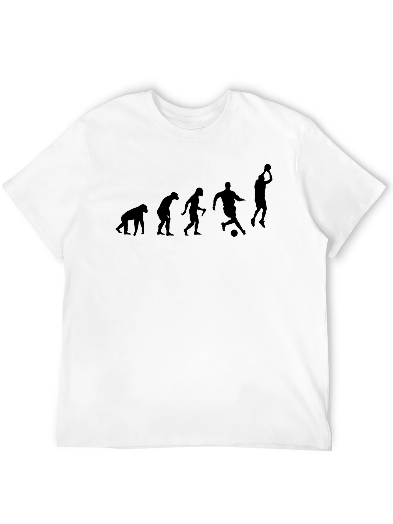Black Evolution of Soccer Black T-Shirt view 12