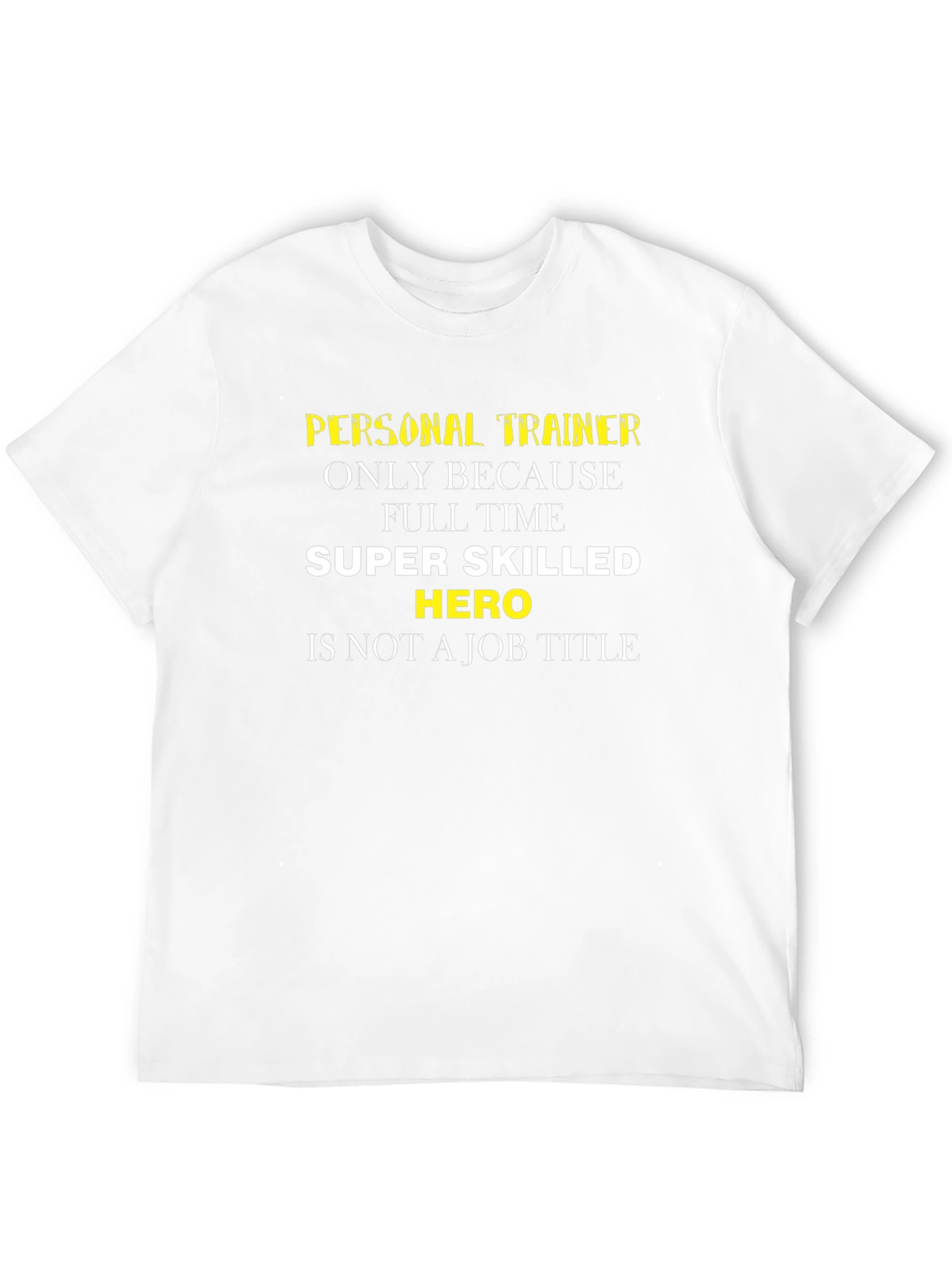 Black Personal Trainer Super Hero T-Shirt view 12