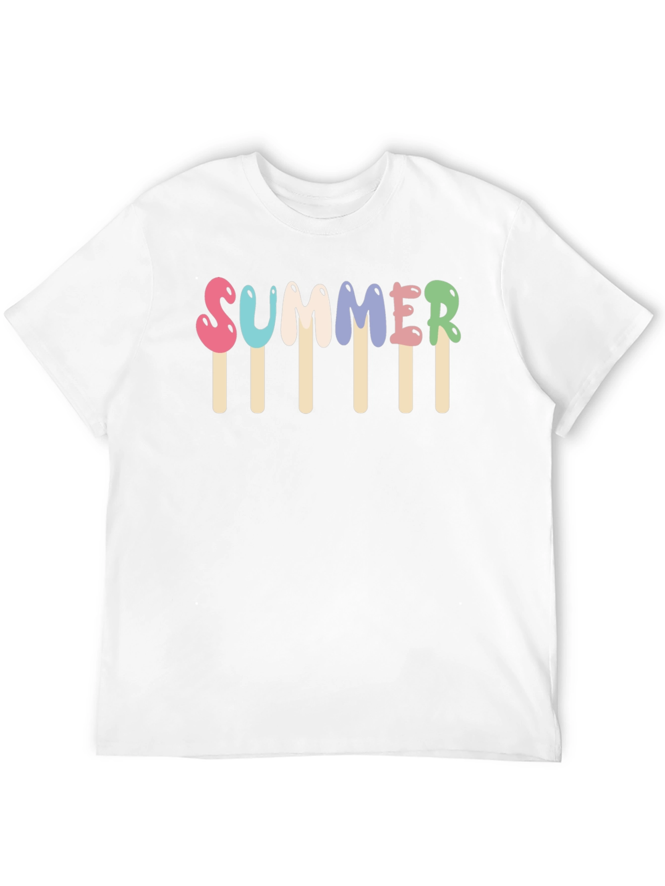 Black Summer Popsicle T-Shirt view 12
