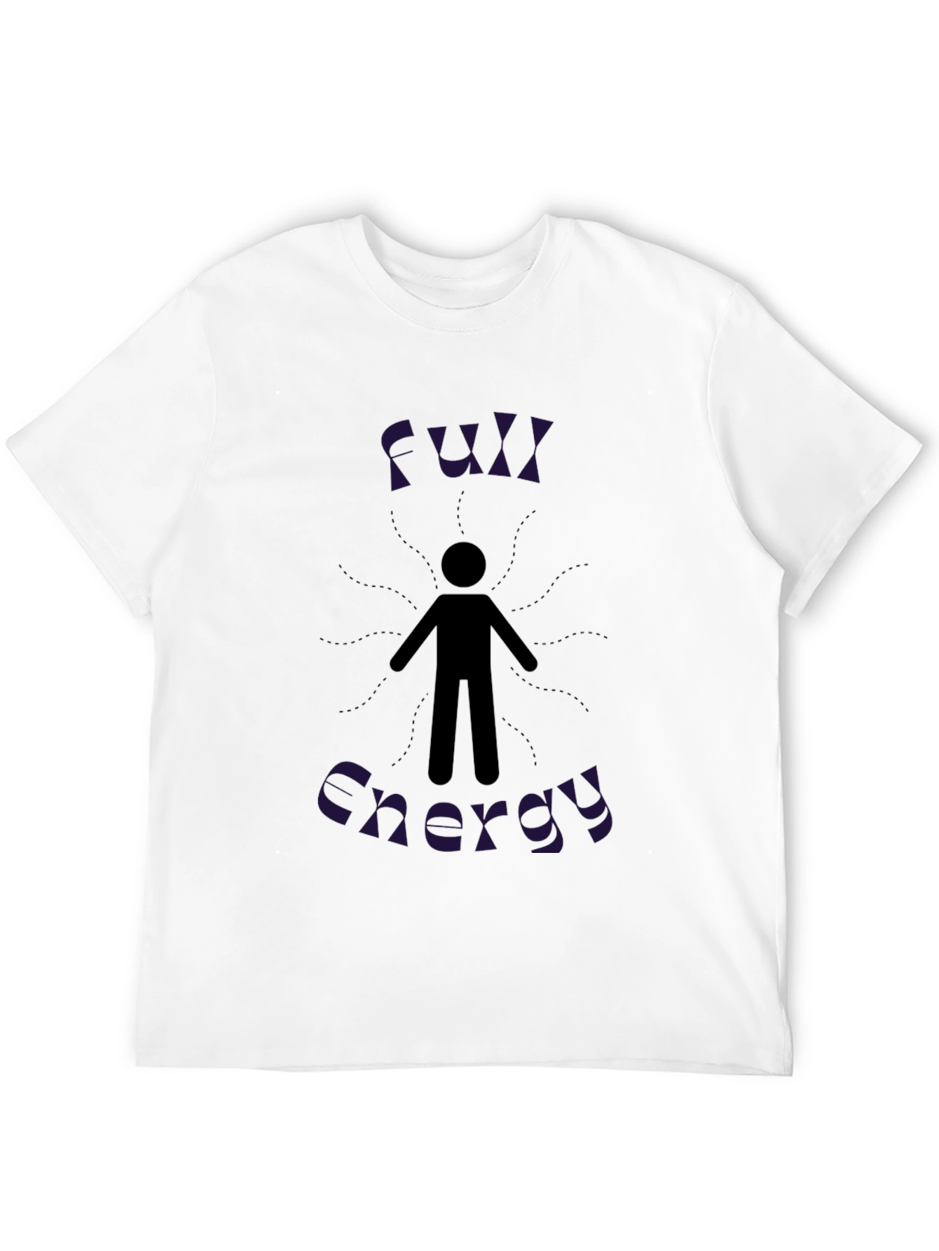 Full Energy Graphic Tee - Black Cotton Comfort - 12