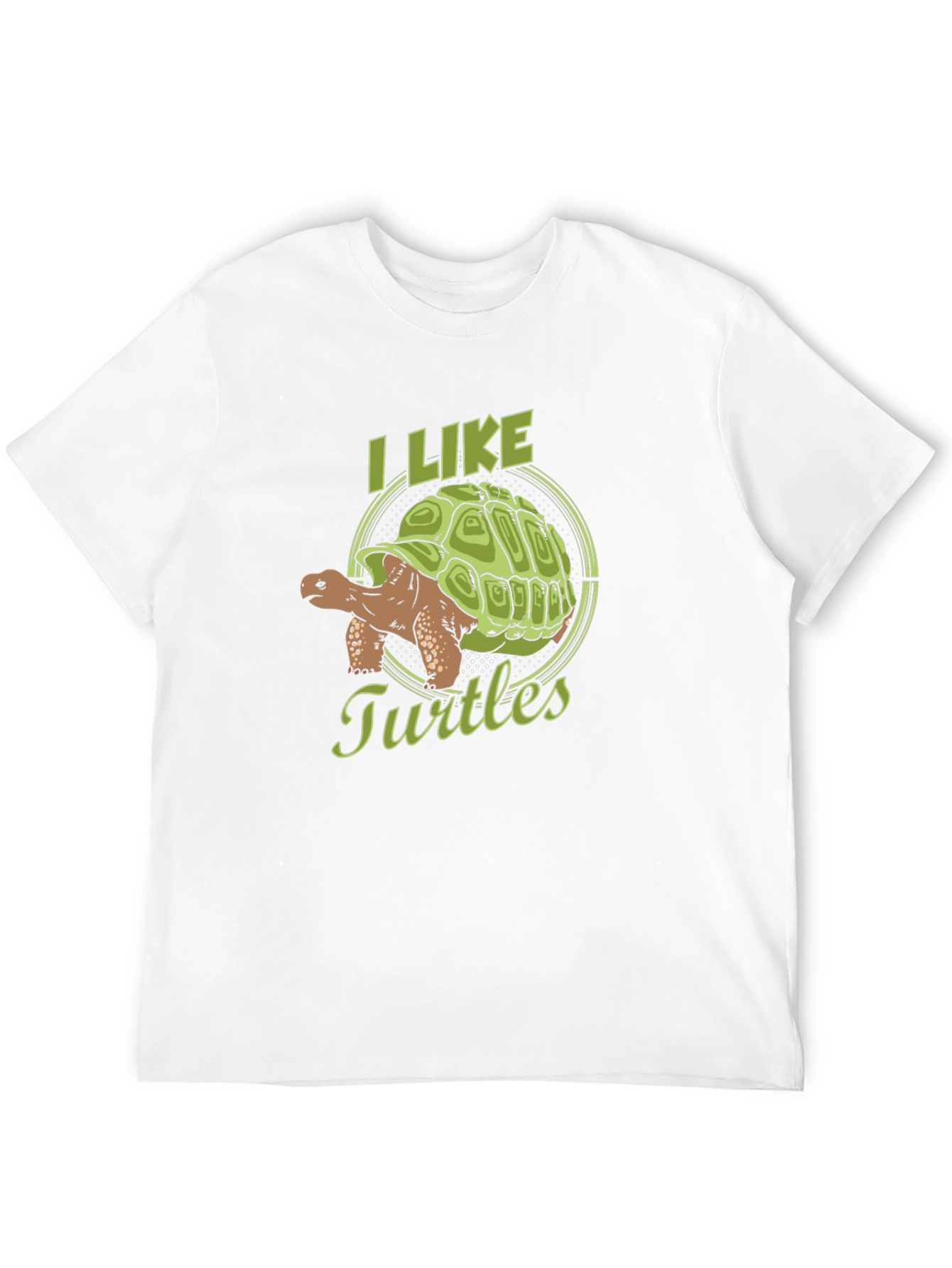 Black I Like Turtles Graphic T-Shirt view 12