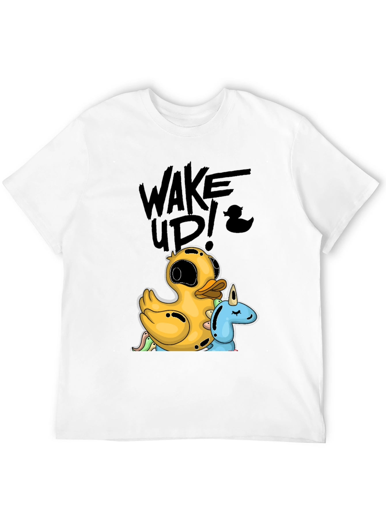 Black Duck & Unicorn Graphic Tee - Wake Up! view 12