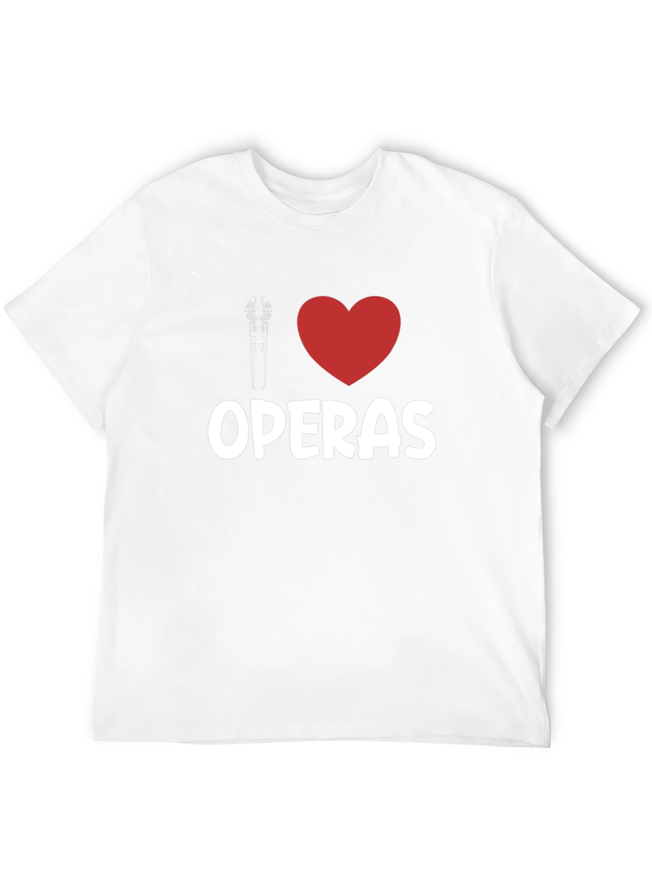 Black I Heart Operas Black T-Shirt - Music Lover Tee view 12