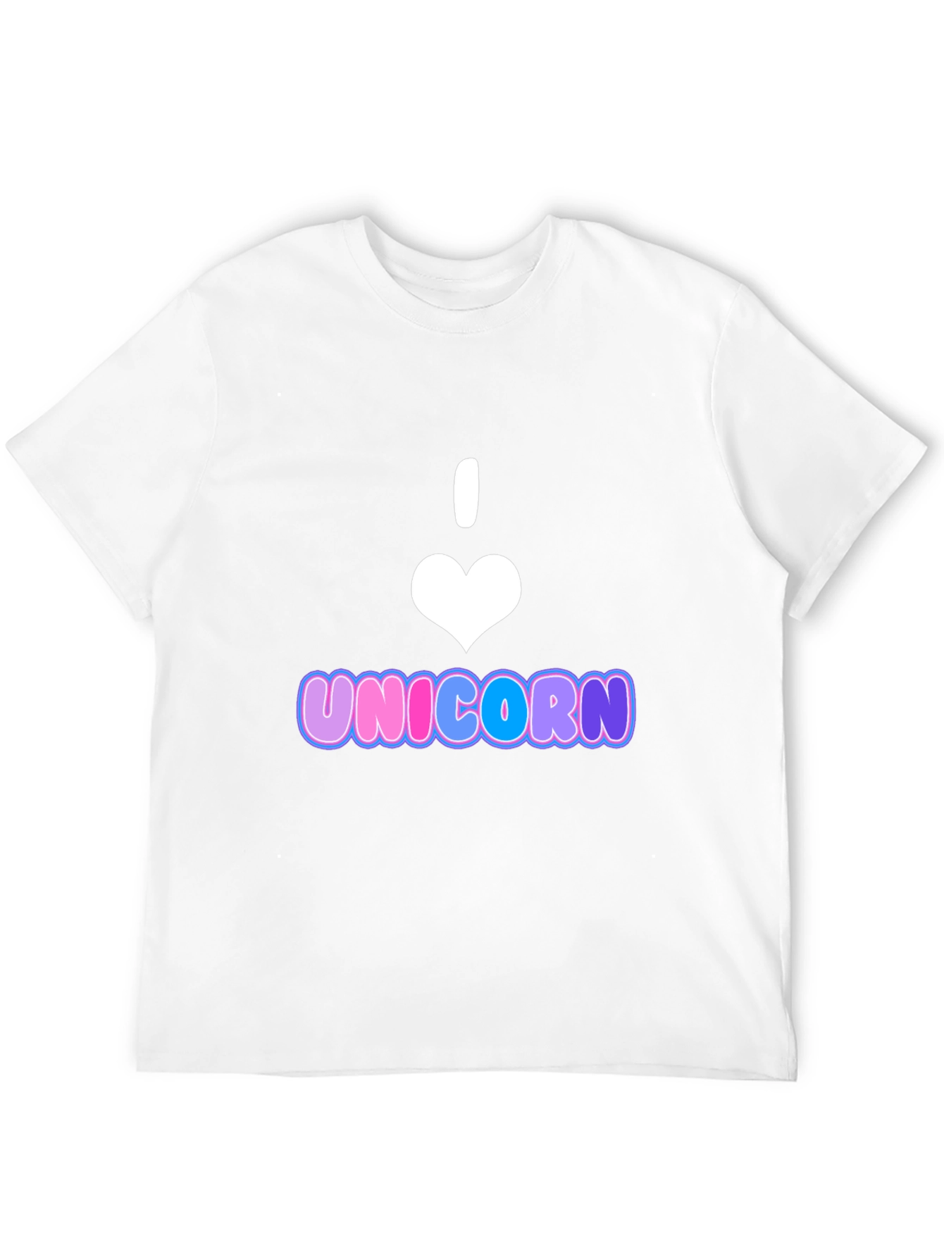 Black I Heart Unicorn T-Shirt - Black Cotton Blend view 12